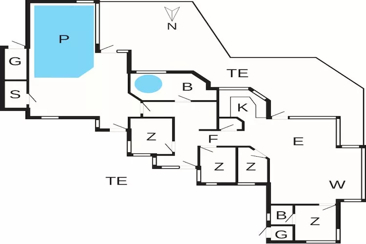 Wellness Retreat aan Zee -- By Traum Ferienwohnungen - Plattegrond