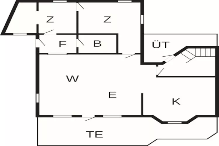 Panoramisch toevluchtsoord in Andkaer Vig -- By Traum Ferienwohnungen - Plattegrond
