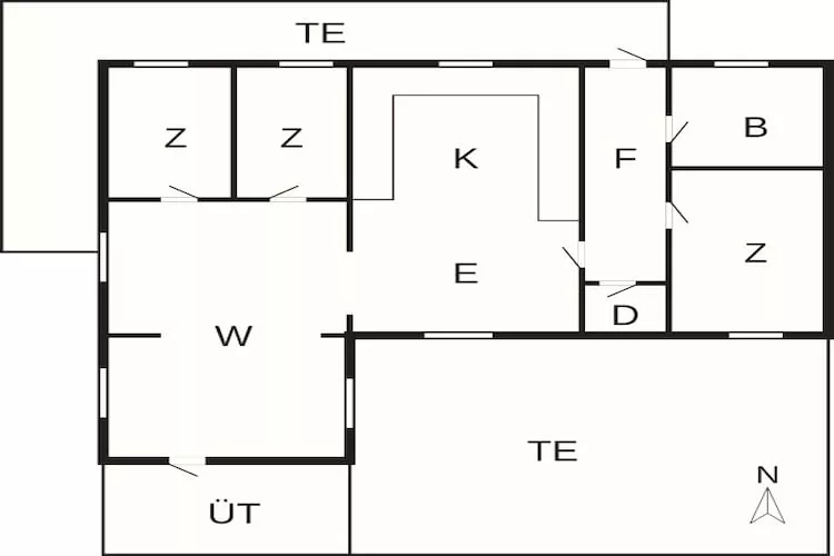Rustiek toevluchtsoord met uitzicht -- By Traum Ferienwohnungen - Plattegrond