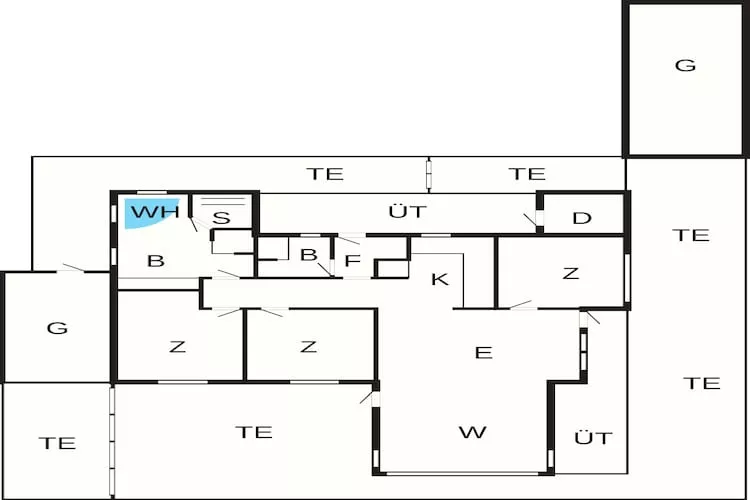 6 persoons vakantie huis in Brovst-By Traum - Plattegrond