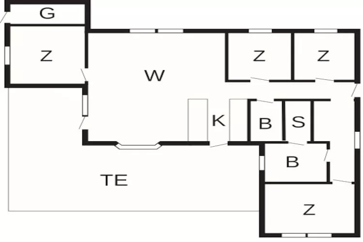 8 persoons vakantie huis in Væggerløse-By Traum - Plattegrond