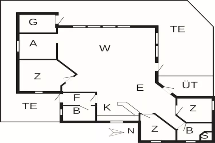 10 persoons vakantie huis in Harboøre-By Traum - Plattegrond