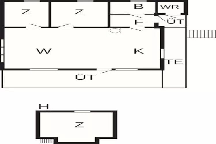 6 persoons vakantie huis in Bud-By Traum - Plattegrond