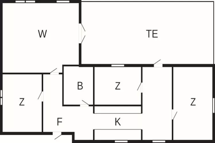 6 persoons vakantie huis in Jægerspris-By Traum - Plattegrond