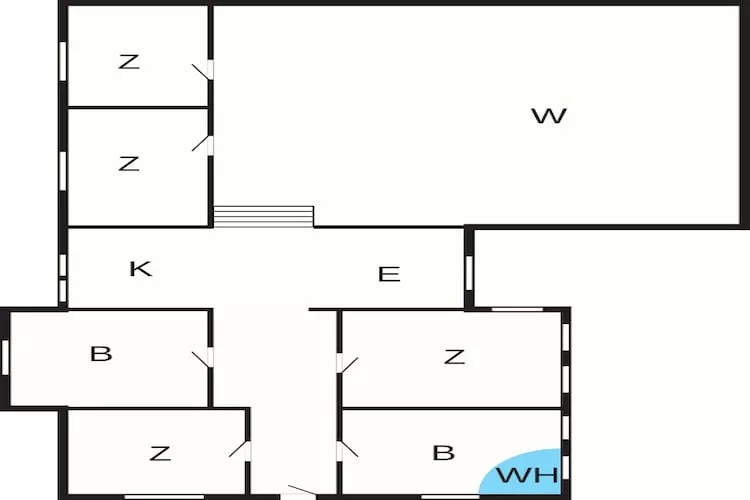 8 persoons vakantie huis in Sæby - Plattegrond