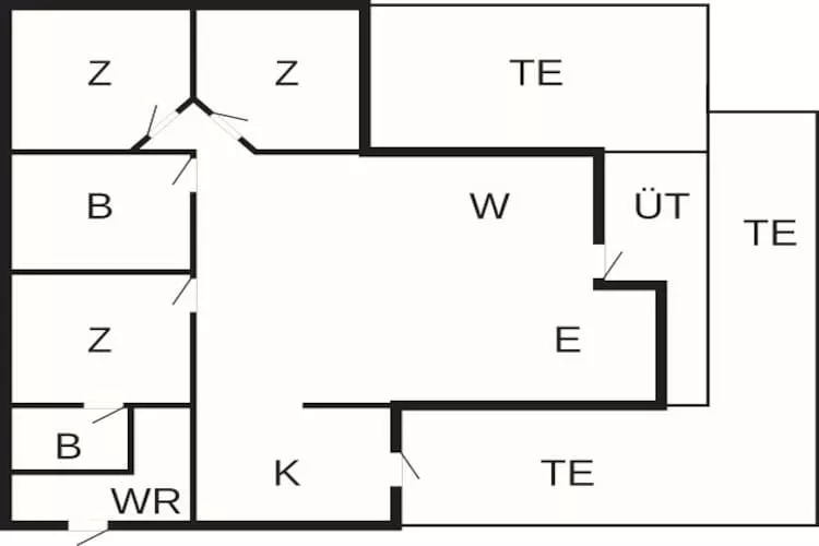 6 persoons vakantie huis in Oksbøl-By Traum - Plattegrond