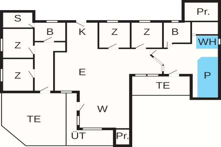 Gerenooveerde retraite met zwembad -- By Traum Ferienwohnungen - Plattegrond