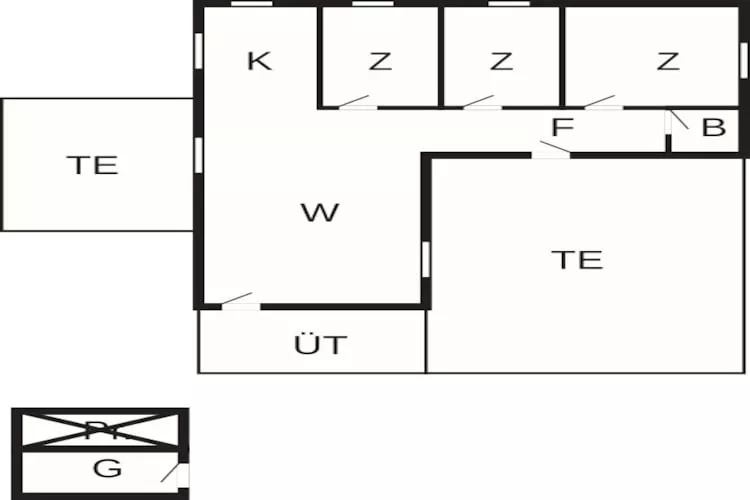 7 persoons vakantie huis in Knebel-By Traum - Plattegrond