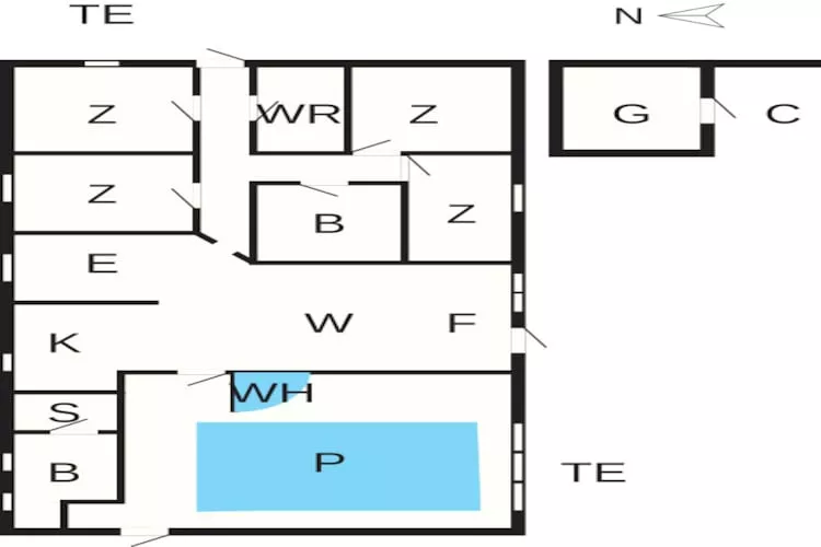 Gerenooveerd toevluchtsoord met zwembad -- By Traum Ferienwohnungen - Plattegrond