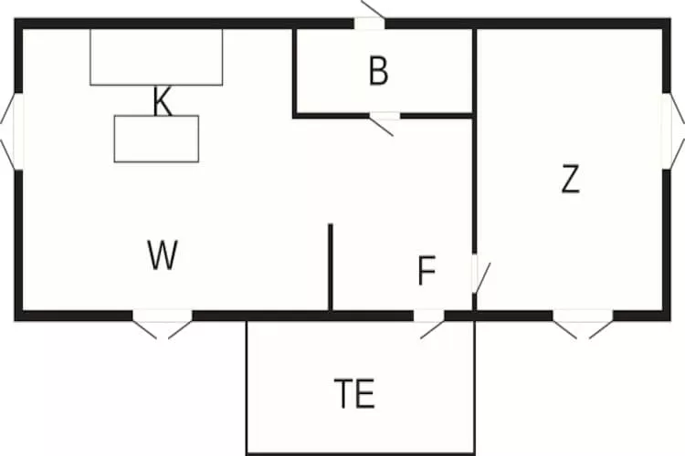 3 persoons vakantie huis in TROSA-By Traum - Plattegrond