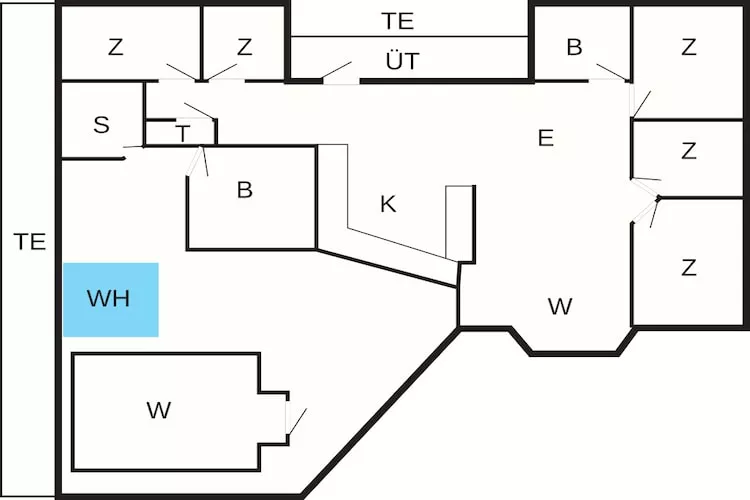 12 persoons vakantie huis in Ebeltoft-By Traum - Plattegrond