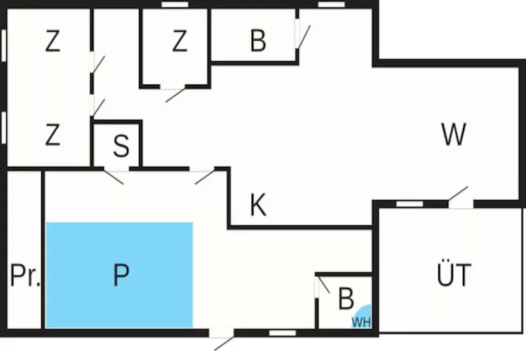 8 persoons vakantie huis in Rødby-By Traum - Plattegrond