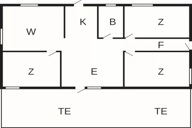 6 persoons vakantie huis in Højby-By Traum - Plattegrond