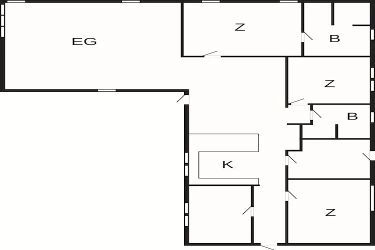 Gezellig strandhuisje -- By Traum Ferienwohnungen - Plattegrond