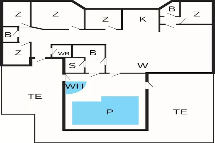 12 persoons vakantie huis in Hundested-By Traum - Plattegrond