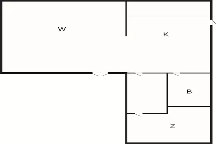 4 persoons vakantie huis in Jægerspris-By Traum - Plattegrond