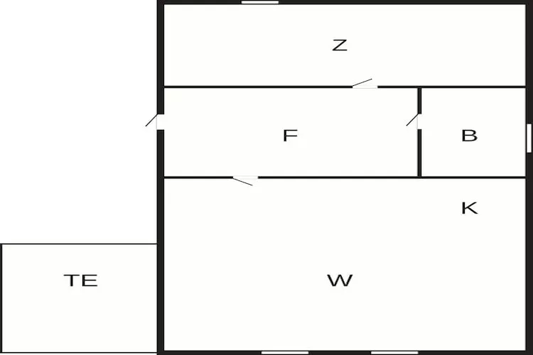 4 persoons vakantie huis in Bryggja-By Traum - Plattegrond