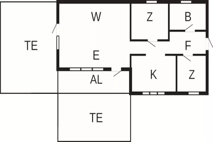 4 persoons vakantie huis in Åskloster-By Traum - Plattegrond