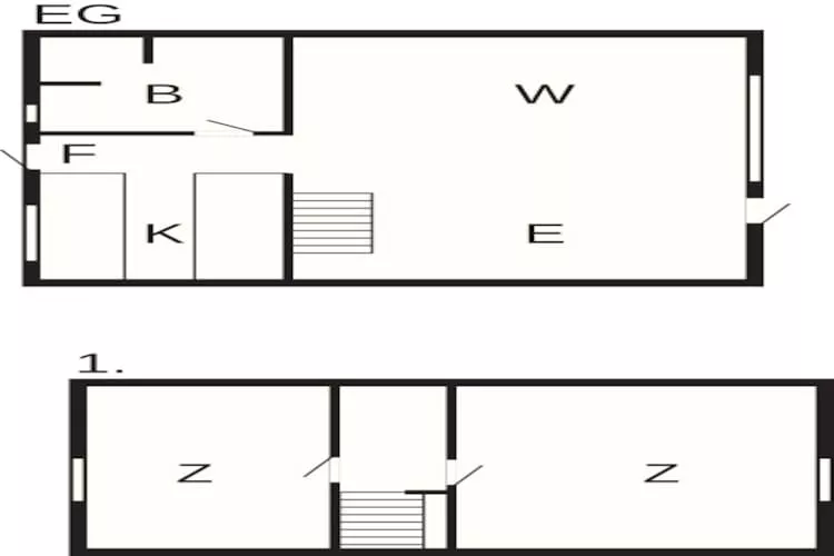 Kust ontsnapping in Gedser -- By Traum Ferienwohnungen - Plattegrond