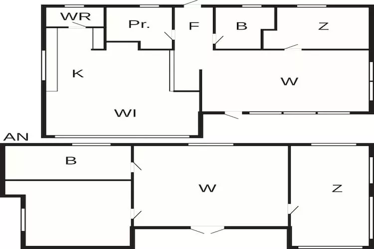 8 persoons vakantie huis in Gilleleje-By Traum - Plattegrond