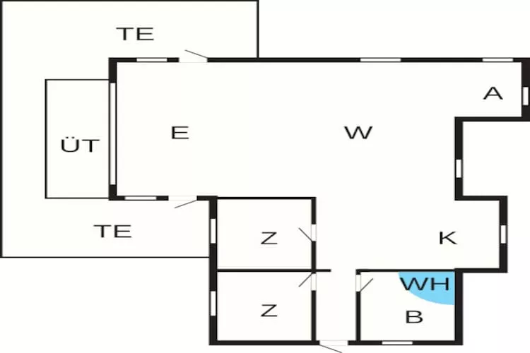 6 persoons vakantie huis in Hadsund-By Traum - Plattegrond