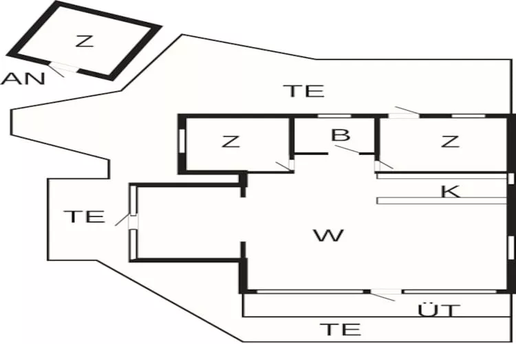 Moderne hut bij het strand -- By Traum Ferienwohnungen - Plattegrond