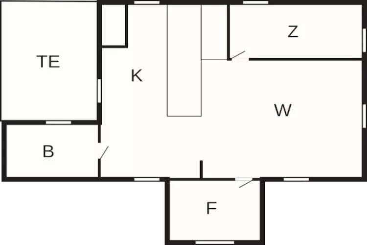 4 persoons vakantie huis in kode-By Traum - Plattegrond