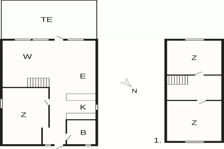 4 persoons vakantie huis in Ringkøbing-By Traum - Plattegrond