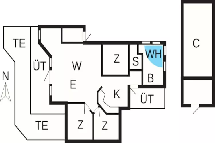 6 persoons vakantie huis in Nordborg-By Traum - Plattegrond