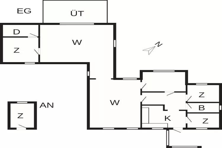 8 persoons vakantie huis in Roslev-By Traum - Plattegrond