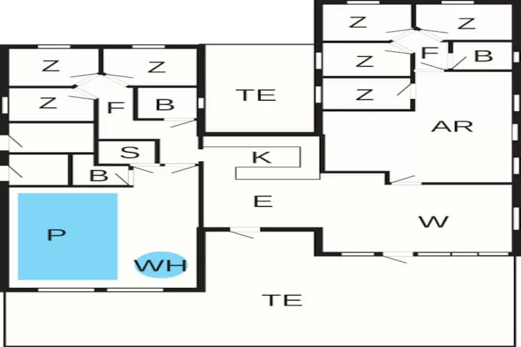 Luxe retraite in Liseleje -- By Traum Ferienwohnungen - Plattegrond