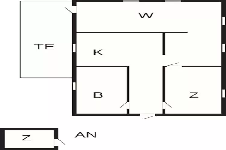 6 persoons vakantie huis in Eskebjerg-By Traum - Plattegrond