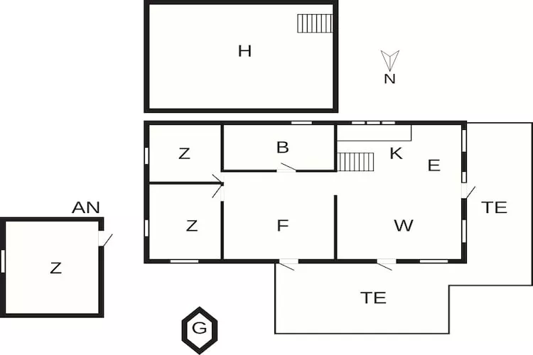 Strandparadijs -- By Traum Ferienwohnungen - Plattegrond