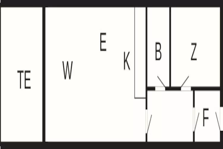 2 room,ground floor or 1.,Premium - Plattegrond