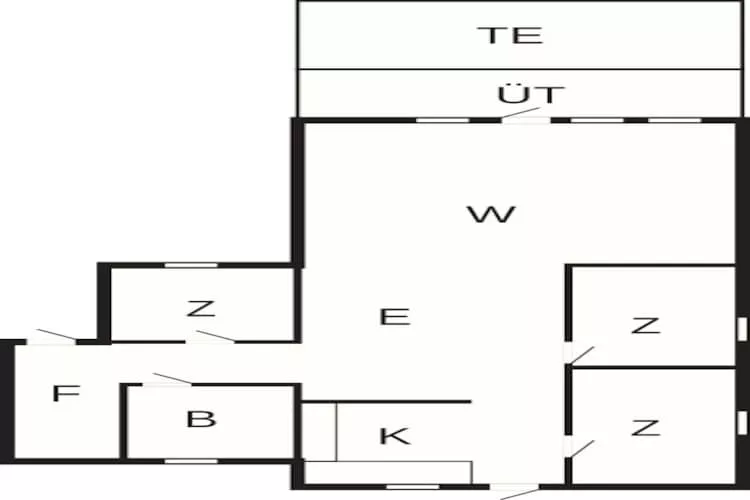 Rustig toevluchtsoord bij strand -- By Traum Ferienwohnungen - Plattegrond