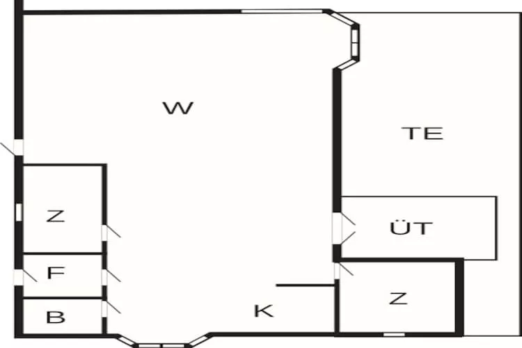 5 persoons vakantie huis in Fårvang-By Traum - Plattegrond