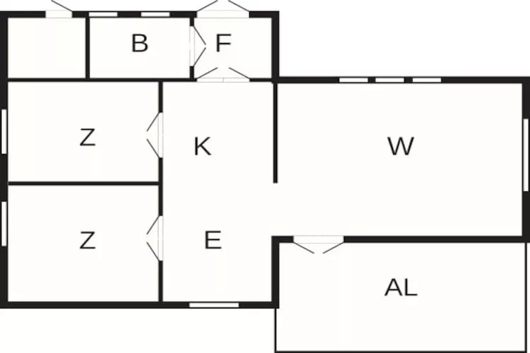 6 persoons vakantie huis in BRASTAD - Plattegrond