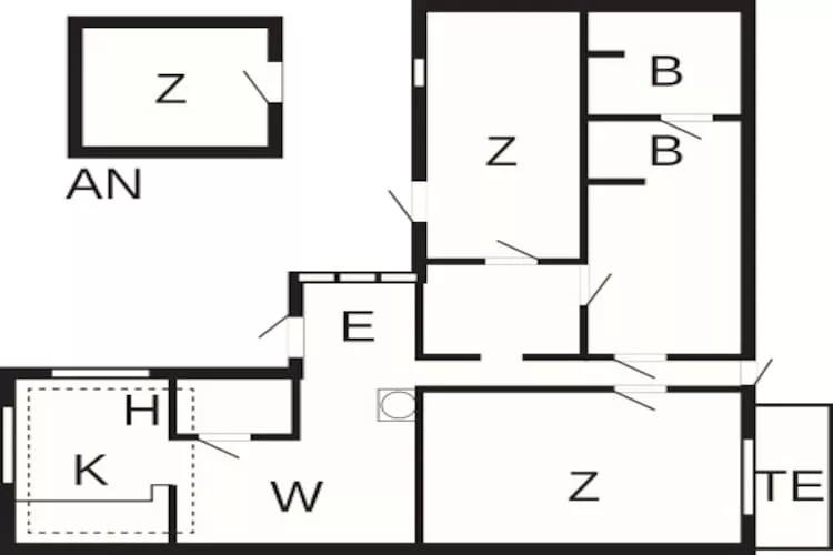 7 persoons vakantie huis in Kolind-By Traum - Plattegrond