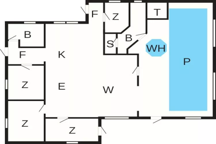 10 persoons vakantie huis in Hadsund-By Traum - Plattegrond