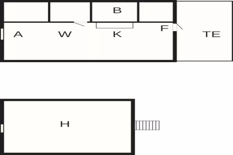 3 persoons vakantie huis in Gullholmen - Plattegrond