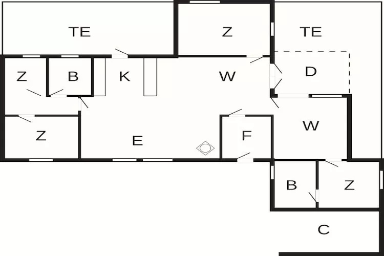 8 persoons vakantie huis in Væggerløse-By Traum - Plattegrond