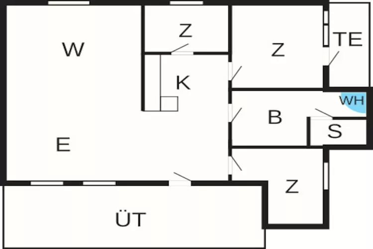 6 persoons vakantie huis in Bindslev-By Traum - Plattegrond