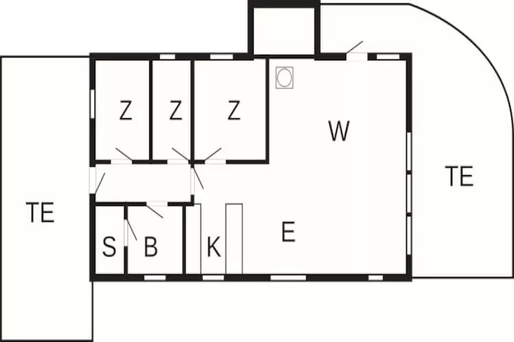 Saunaretraite in Blabjerg - Plattegrond