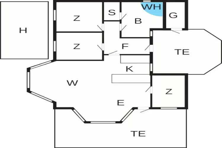 6 persoons vakantie huis in Bindslev-By Traum - Plattegrond