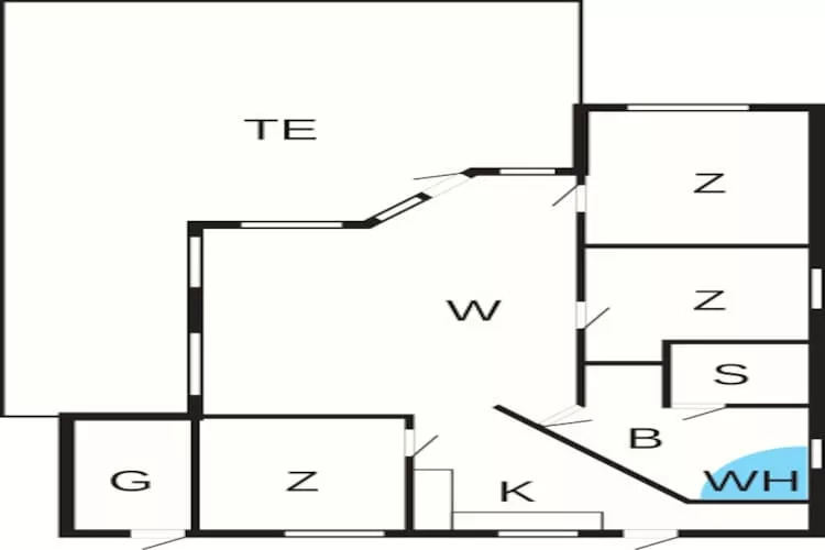 5 persoons vakantie huis in Rude-By Traum - Plattegrond