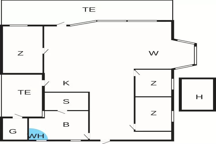 6 persoons vakantie huis in Jerup-By Traum - Plattegrond