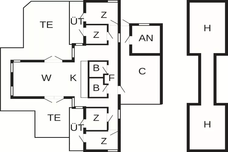 10 persoons vakantie huis in Glesborg-By Traum - Plattegrond