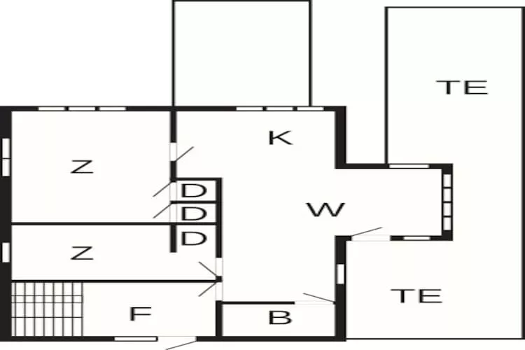 5 persoons vakantie huis in DYRÖN - Plattegrond