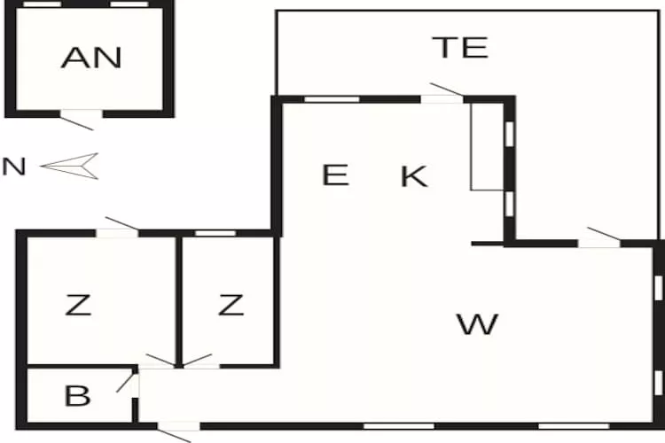 6 persoons vakantie huis in Rødby-By Traum - Plattegrond