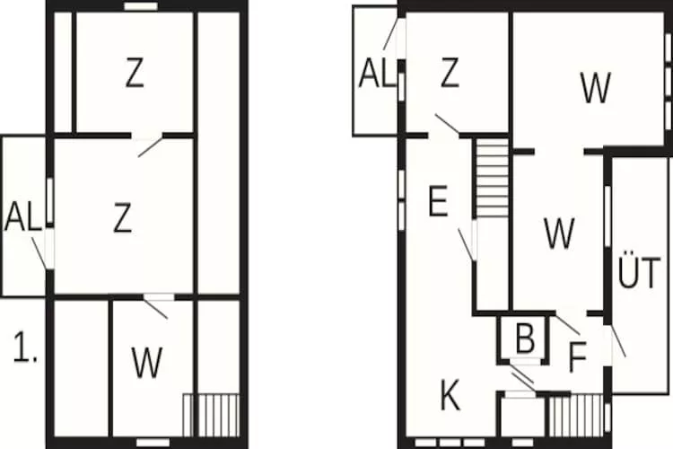 6 persoons vakantie huis in ULLARED - Plattegrond